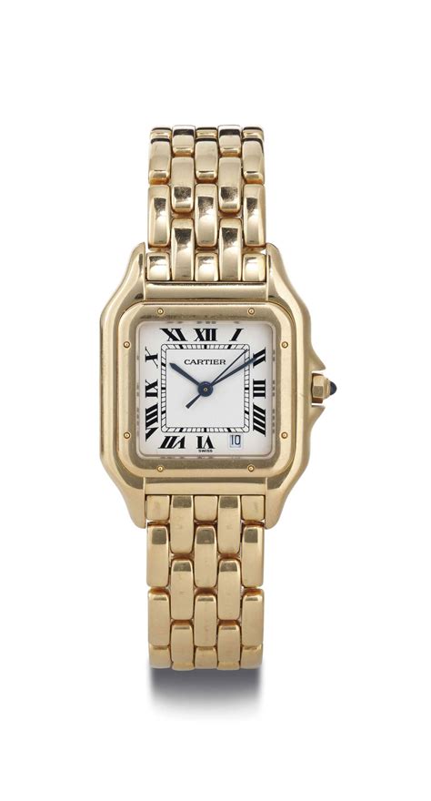 cartier gold square watch|cartier square watch women's.